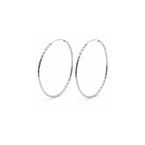 JONA Creolen Damen 60mm groß Ohrringe aus 925 Silber