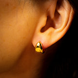 GATHI Goldohrringe/Creolen aus 925er Sterlingsilber