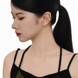 SAMBI Stilvolle Ohrklemme in Gold, breit