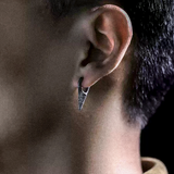 Boucles d'oreilles ADRIAN Cone, noires