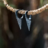 Boucles d'oreilles ADRIAN Cone, noires