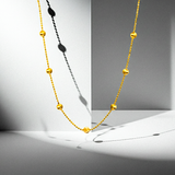 Collier AMITY en or | Collier élégant avec perles en argent 925