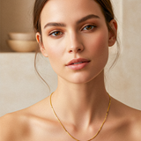 Collier ras-de-cou ANGELL en or fin 925 et argent 925