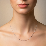 Collier ras-de-cou ANGELL en argent fin 925