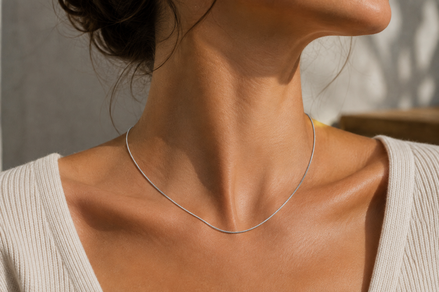APPHIA Handmade fine necklace, 925 sterling silver