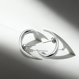 ARLENE Large Piercing-Style Earrings – 925 Sterling Silver