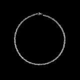 ATALANTA Elegant choker with braided design, handmade