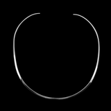 BELINDA Cleaner Halsreif aus 925er Sterlingsilber, 2,6 mm breit