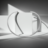 DUNDO Drahtseil-Halsreif aus 925er Sterlingsilber