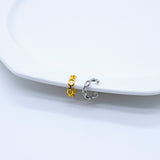 Boucle d'oreille BROOME en argent massif 925, modèle chaîne.