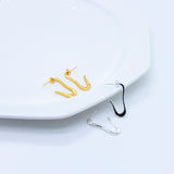 Boucles d'oreilles à crochet CHUARI en argent sterling 925