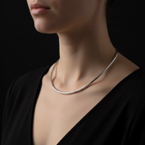 HELOISE Eleganter Halsreif für Damen aus 925er Sterlingsilber