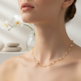 LILITH Collier féminin avec boules de cristal