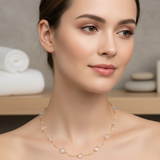 LILITH Collier féminin avec boules de cristal