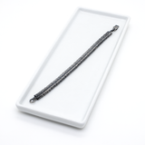 Bracelet ABNER de haute qualité, style superposé, noirci