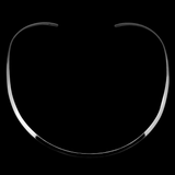 BELEN Cleaner choker made of 925 sterling silver, 4 mm wide