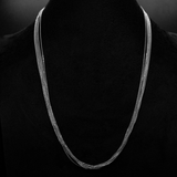 CONSTANCE Chaîne à billes élégante, style superposé, 550 mm