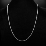 CORNELIA classic necklace in 925 sterling silver, 510 mm