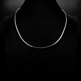 BELINDA Cleaner Halsreif aus 925er Sterlingsilber, 2,6 mm breit