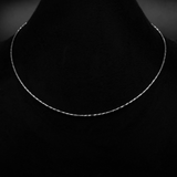 ALEXANDRA Faceted Necklace in 925 Sterling Silver
