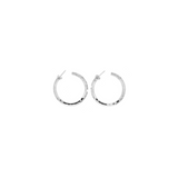 CANDANCE S925 faceted hoop earrings, Φ29 mm