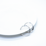 CANDANCE S925 faceted hoop earrings, Φ29 mm