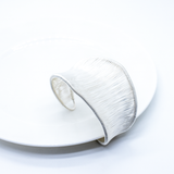 Bracelet jonc CHARLOTTE fait main en argent 999