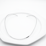 BELINDA Cleaner Halsreif aus 925er Sterlingsilber, 2,6 mm breit