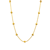 AMITY Gold Necklace | Elegant Necklace with Beads 925