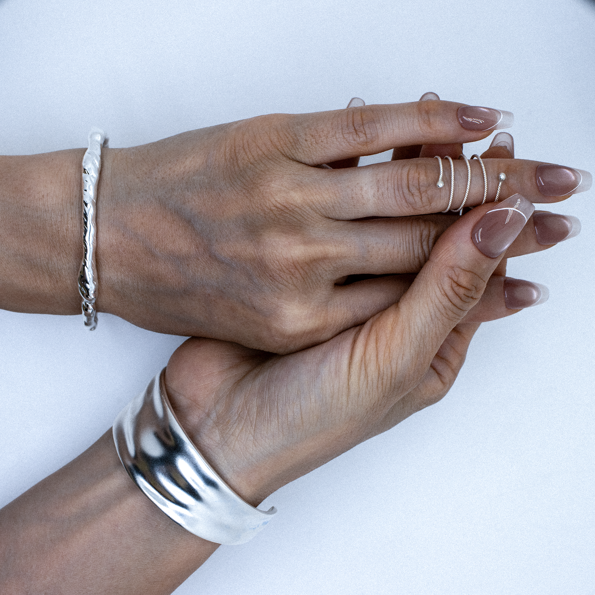 VIEDMA Spring Ring in 925 Sterling Silver – Light, Resilient & Suitable for Everyday Wear