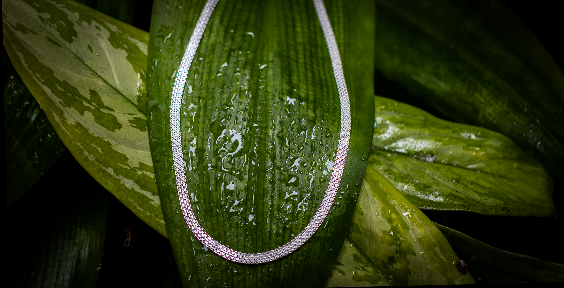 Nahaufnahme der fein verflochtenen 4,5 mm Boxkette aus Sterling Silber