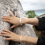 HEDDA S925 luftiges Armband, 4,3 mm breit