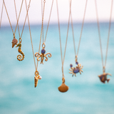 MADELYNN S925 Kette mit leuchtendem Cocktail-Anhänger GOLD