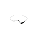 Jonc/bracelet IWA S925 avec contour abstrait