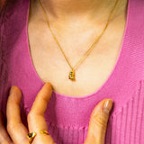 FORMOSA Goldkette mit Teddybär Anhänger - 925 Silber