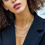 Collier LAUREN Splitter en argent sterling 925 – Un design subtil pour sublimer votre style