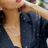 Bracelet LAUREN Naturalistic Chip en argent sterling 925 - Meilleure vente de l'année