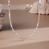 LAUREN Splitter Necklace in 925 Sterling Silver – Subtle design for your look