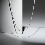 OLGA Zeitlose Silberkette mit Wellenmuster - 925 Silber