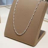 OLGA Zeitlose Silberkette mit Wellenmuster - 925 Silber