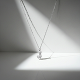 Collier SELINE en argent 925 avec pendentif en alpaga