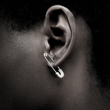ADRIENNE Silber Safetypin Ohrschmuck aus 925er Sterlingsilber