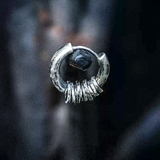 Boucles d'oreilles créoles noircies AHERN